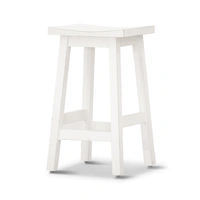 Tokyo Kitchen Stool - White WOTK-001-WH