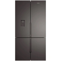 Westinghouse 564L French Quad Door Refrigerator with Water Dispenser Matte Black WQE5660BA