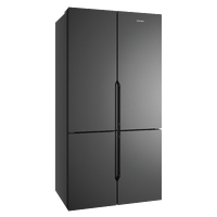 Westinghouse 564L Quad Door Fridge - Matte Charcoal Black WQE5700BD