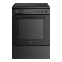 Whirlpool 60cm Ceramic Freestanding Oven in Black WS67V9KMB