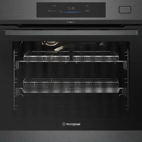 Westinghouse 60cm Multi-Function Pyrolytic Oven with AirFry and Steam Roast, Dark Stainless Steel WVEP6918DD