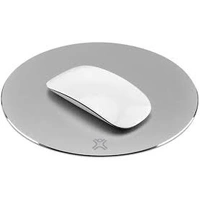 Xtrememac Aluminum Round Mouse Pad Silver