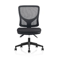 Zephyr Mesh Back Operator Chair - Black Fabric ZEPHYR-BL