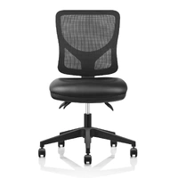 Zephyr Mesh Back Operator Chair - PU Leather Seat ZEPHYR-BPU