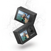Zero-X 4K UHD with 2-inch Touch Screen Front Screen and WiFi Action Camera ZXM-AC4